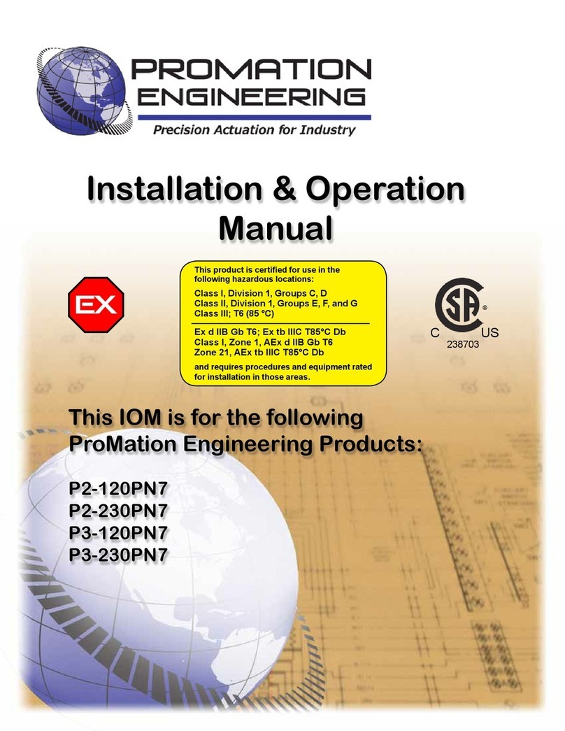 Promation Engineering P2 Series User manual