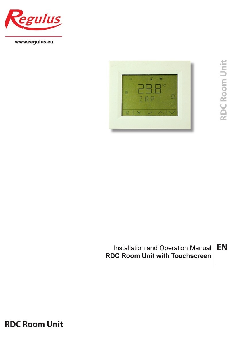 Regulus RDC Series User manual