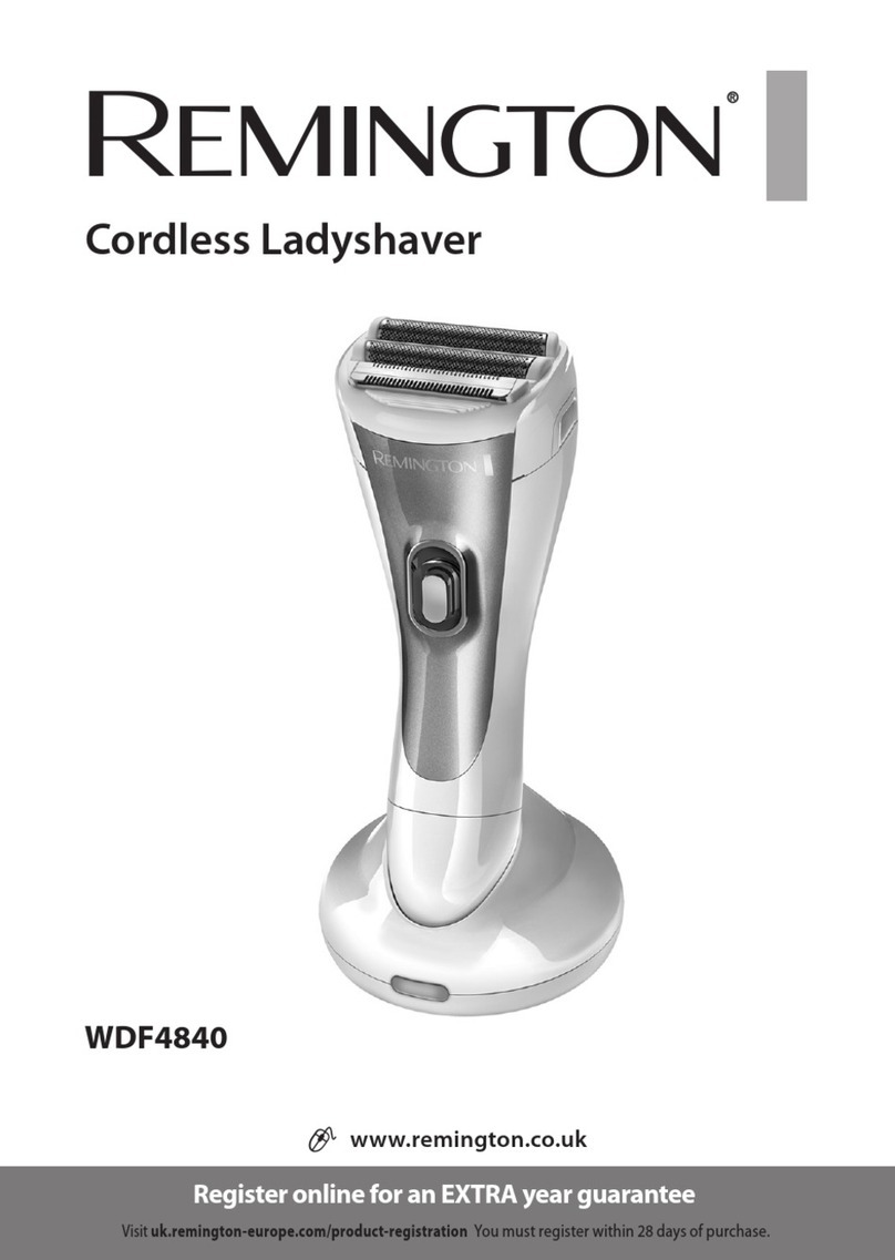 Remington SMOOTH AND SILKY WDF-4840 User manual
