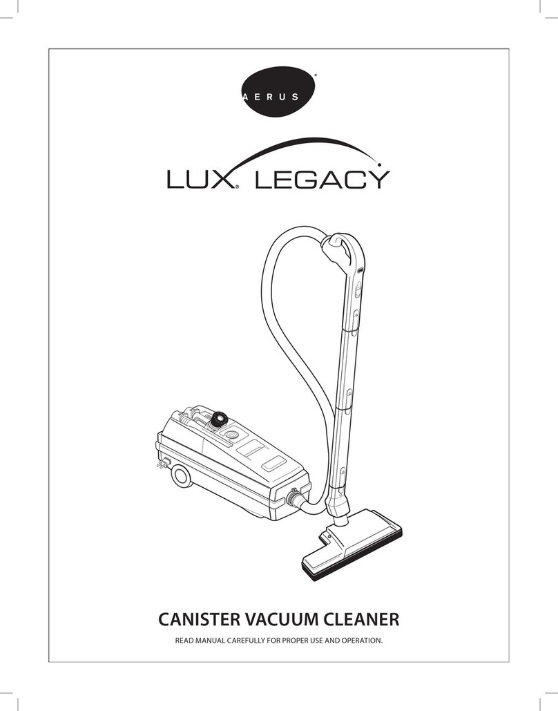 Aerus LUX LEGASY C153E manual
