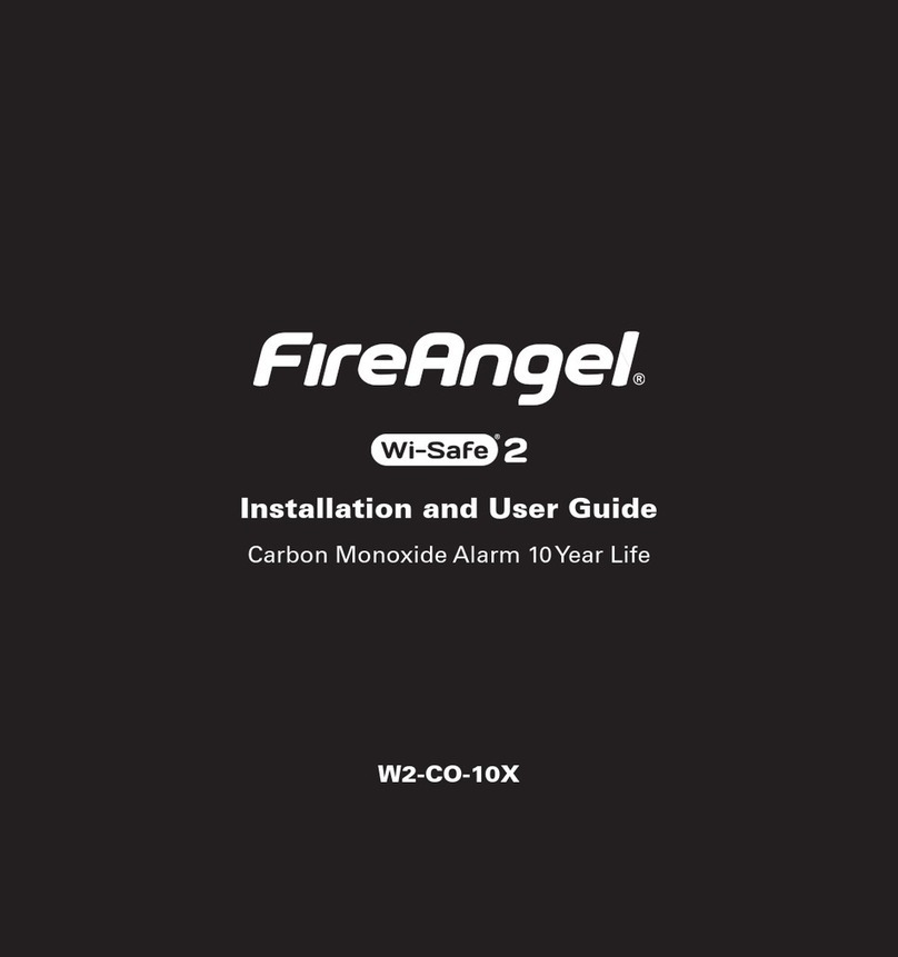FireAngel Wi-Safe 2 W2-CO-10X Installation and user guide