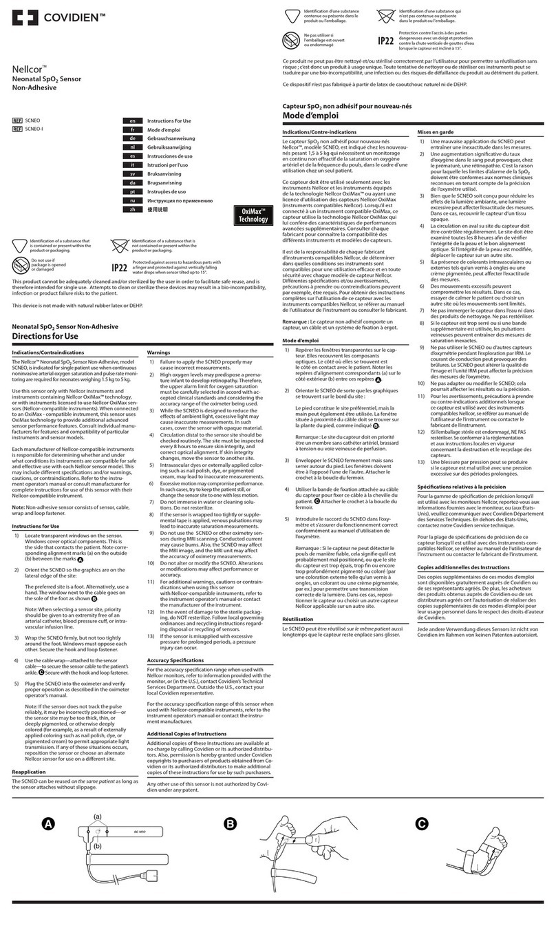 Covidien Nellcor SCNEO Instructions for use