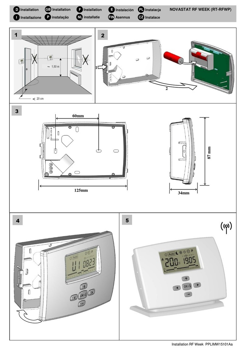 Taconova NOVASTAT RF WEEK manual