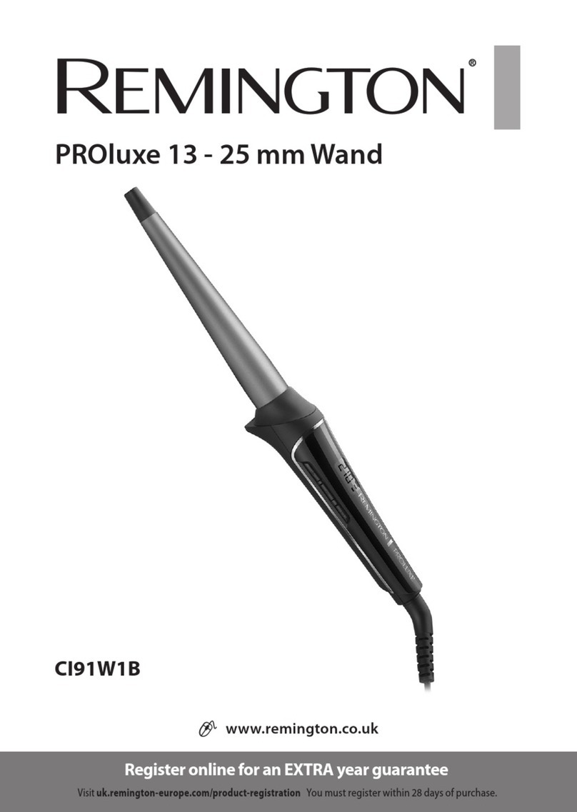 Remington PROluxe CI91W1B User manual