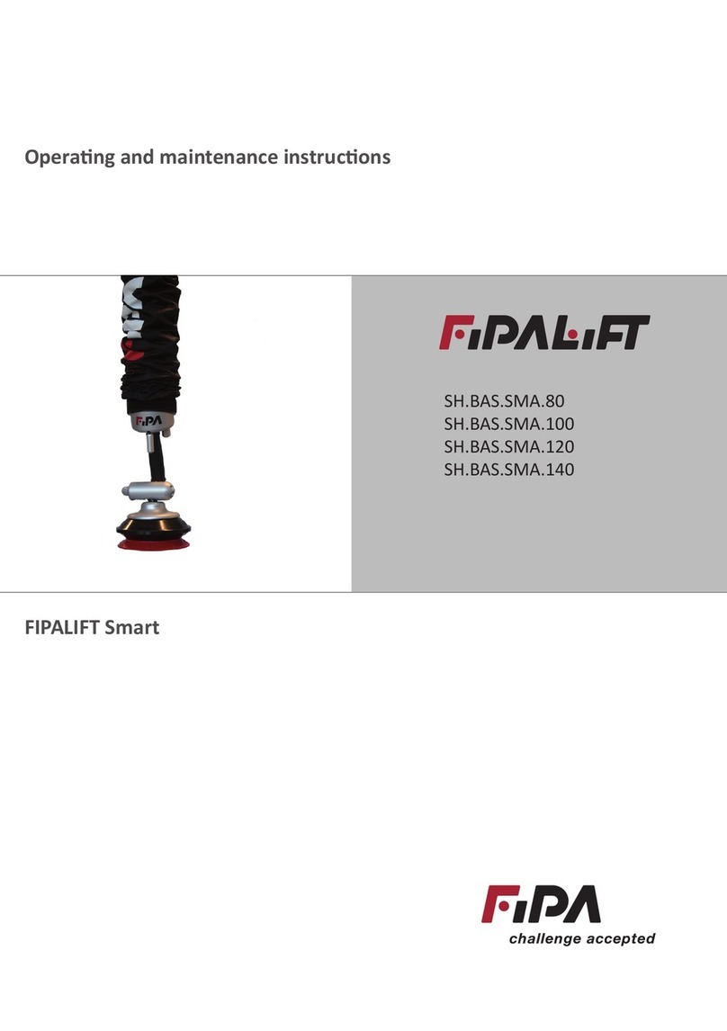 FIPA FIPALIFT Smart Series Operating and maintenance instructions