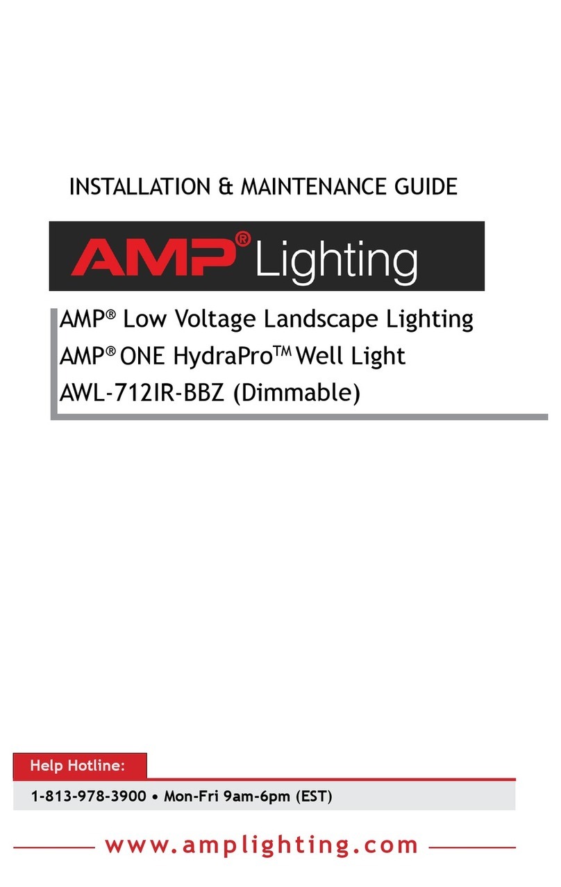 AMP Lighting AWL-712IR-BBZ Operating and safety instructions AMP Lighting AWL-712IR-BBZ Operating and safety instructions