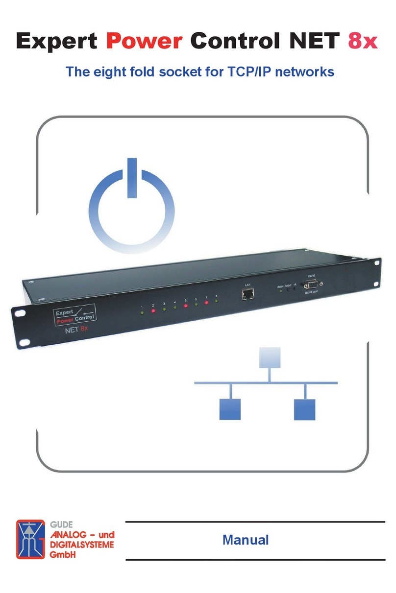 Gude Expert Power Control NET 8x manual Gude Expert Power Control NET 8x manual
