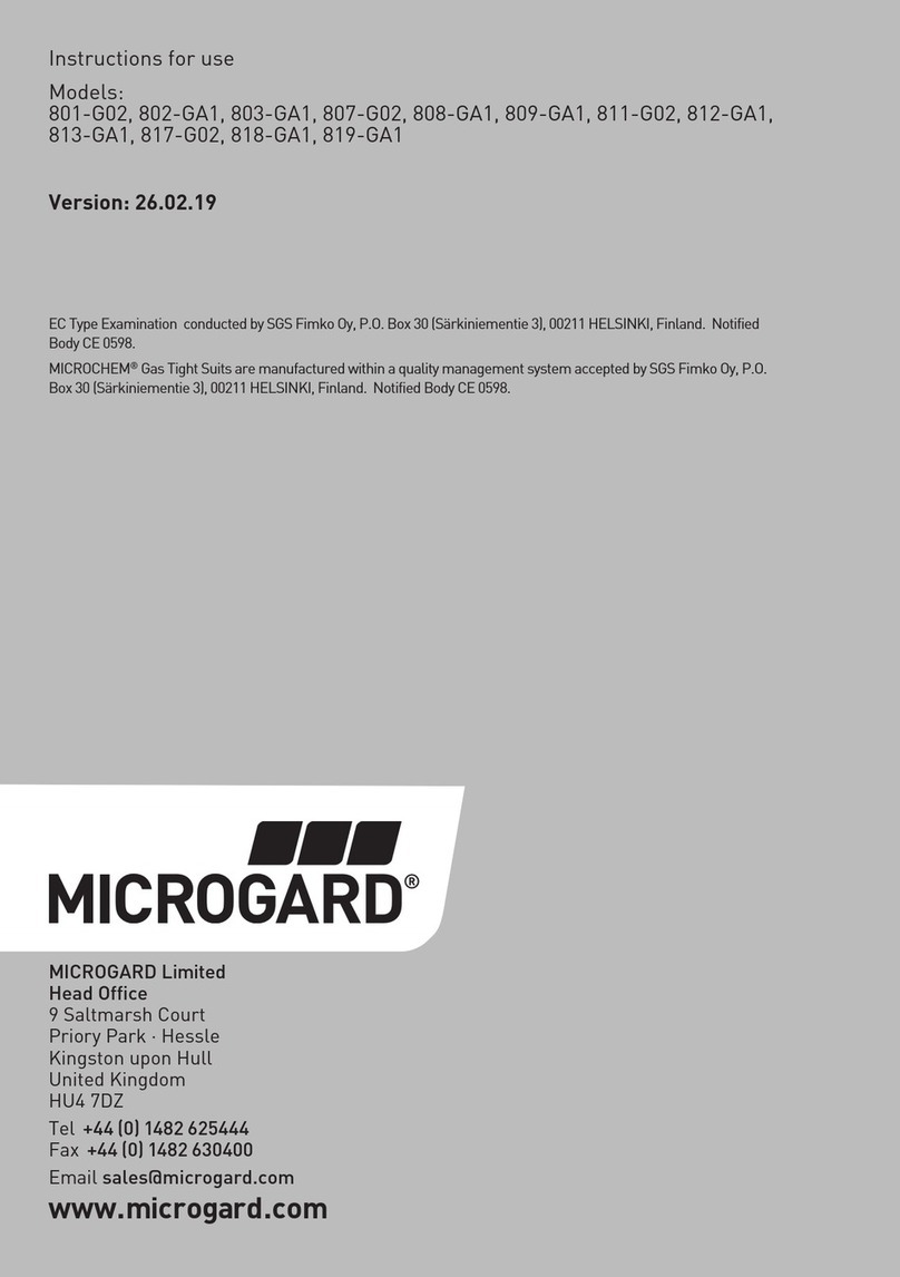 Microgard Microchem 6000-GTS User manual