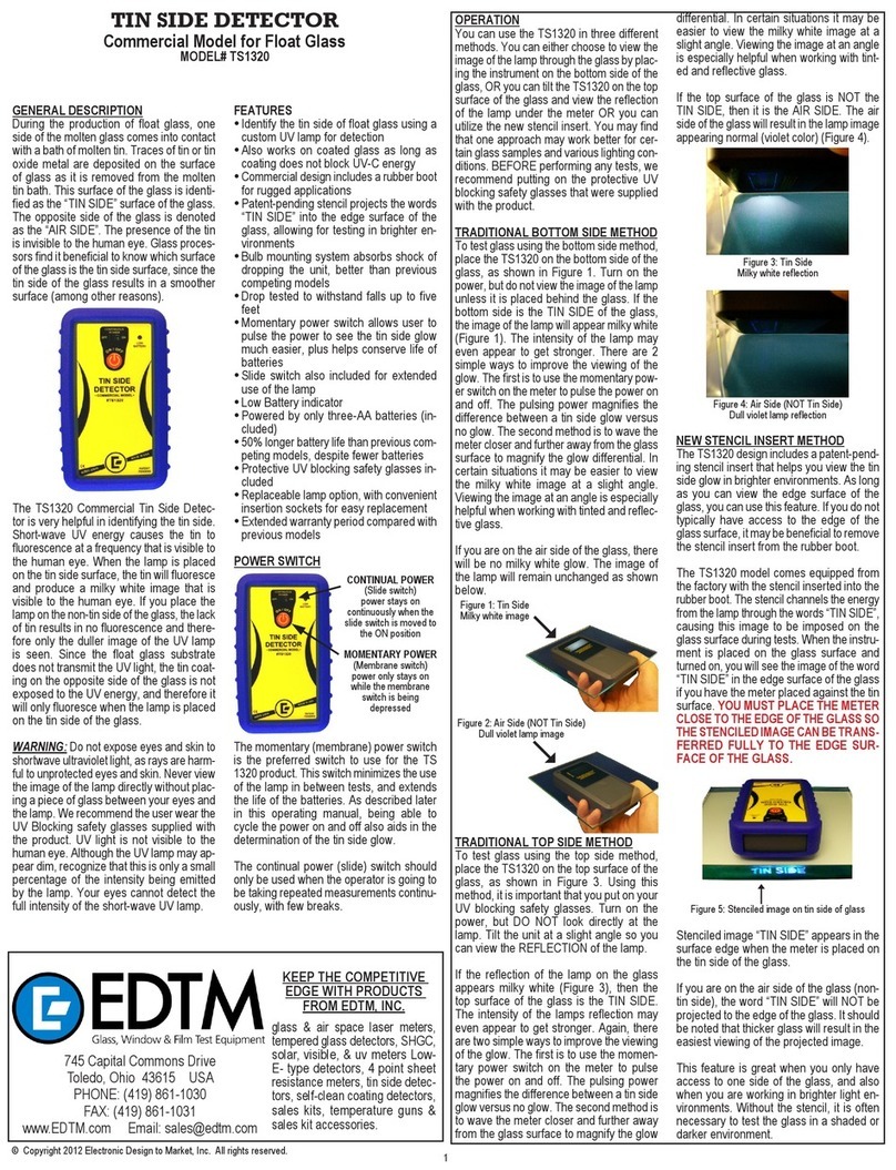 EDTM TS1320 User manual