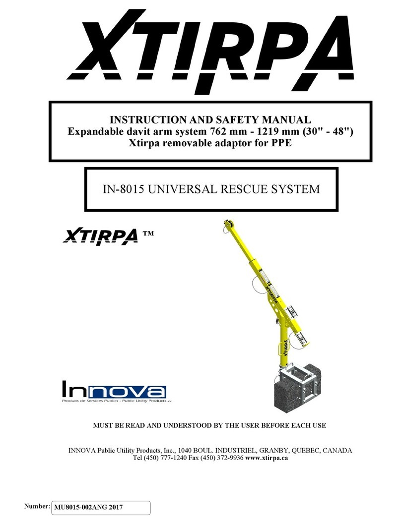 Innova XTIRPA IN-8015 Instruction and safety manual