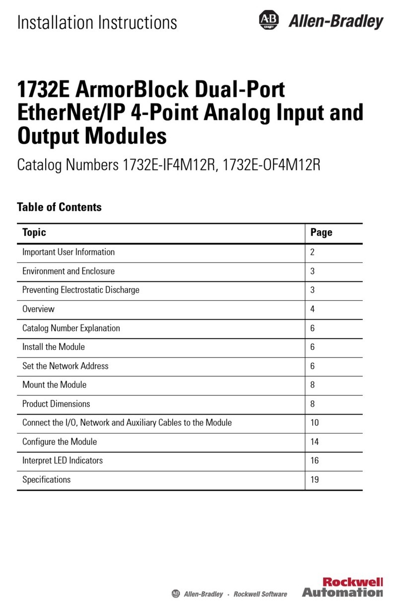 Allen-Bradley ArmorBlock 1732E User manual