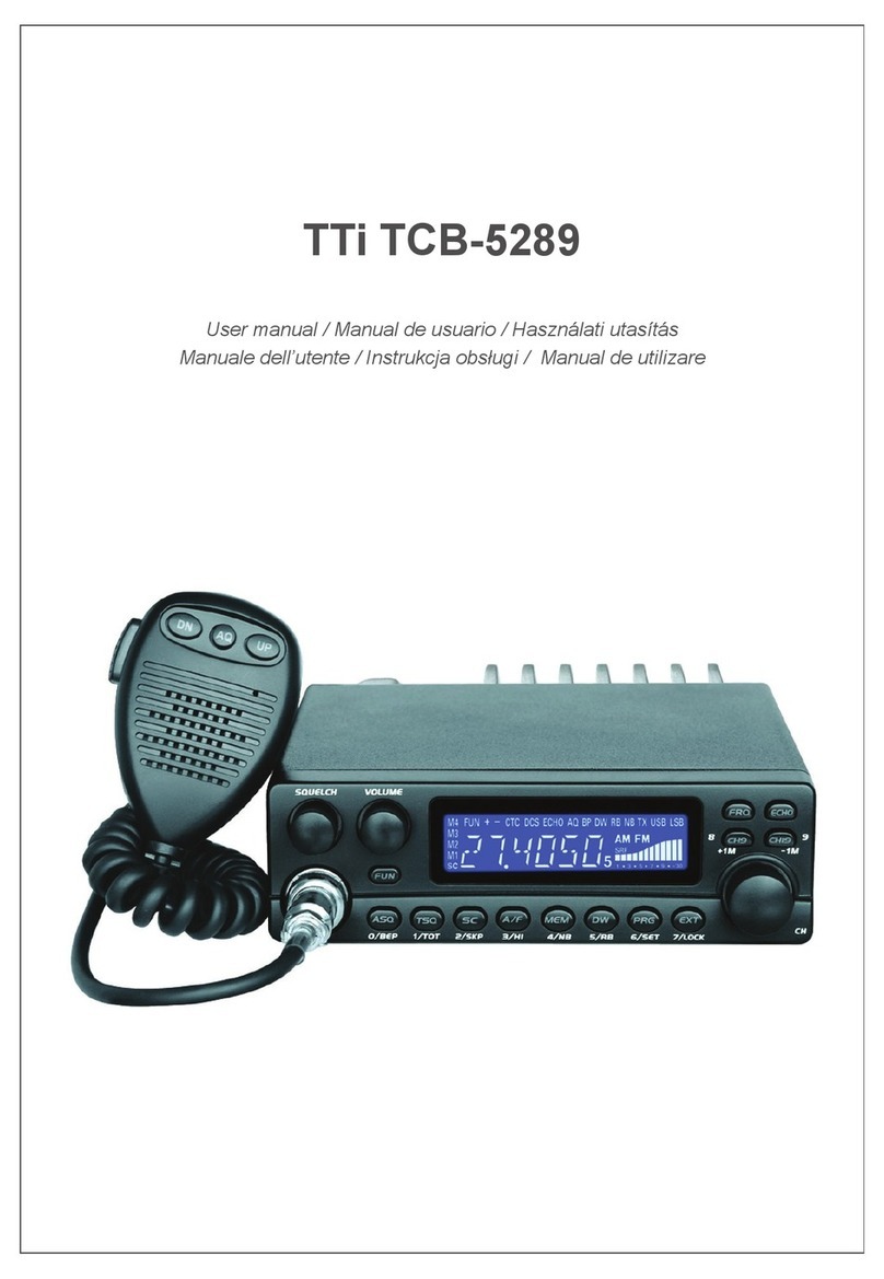 TTI TCB-5289 user manual