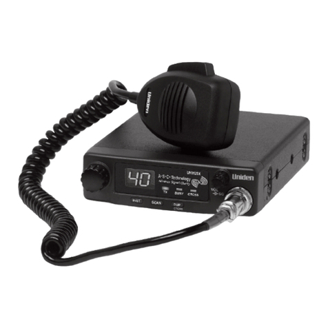 Uniden SUNDOWNER UH-011 User manual