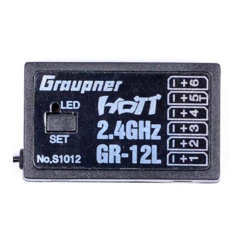 GRAUPNER GR-12L HoTT manual