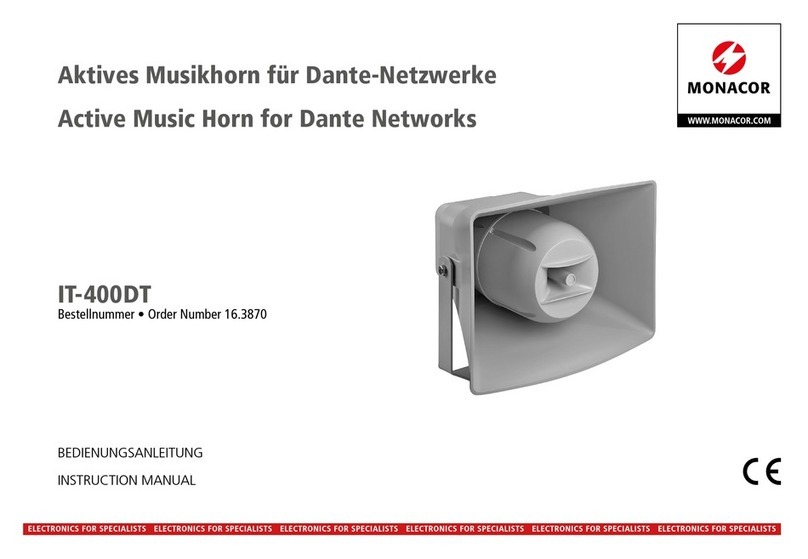 Monacor IT-400DT instruction manual