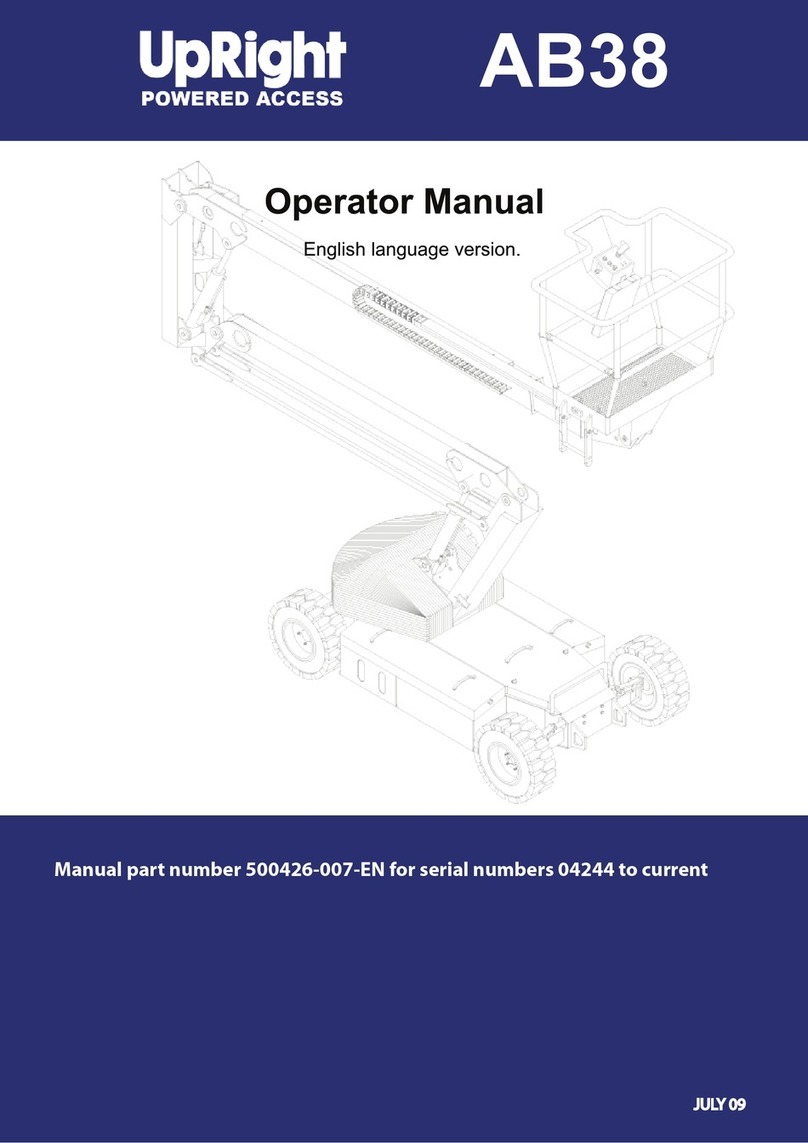 Upright AB38 Operator's manual
