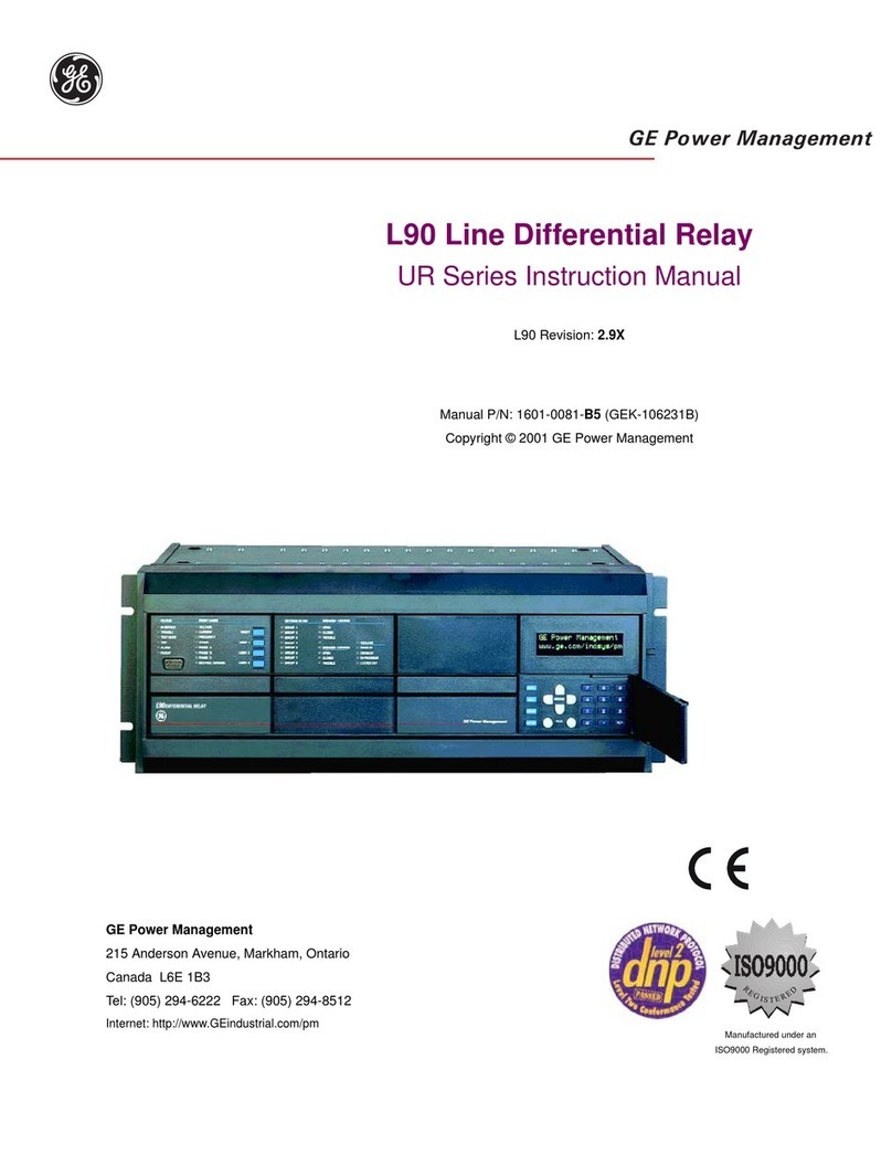 GE UR series User manual