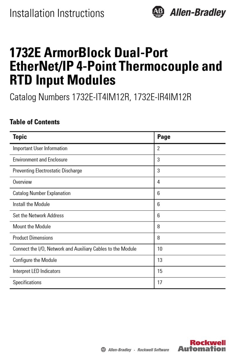 Allen-Bradley ArmorBlock 1732E-IT4IM12R User manual