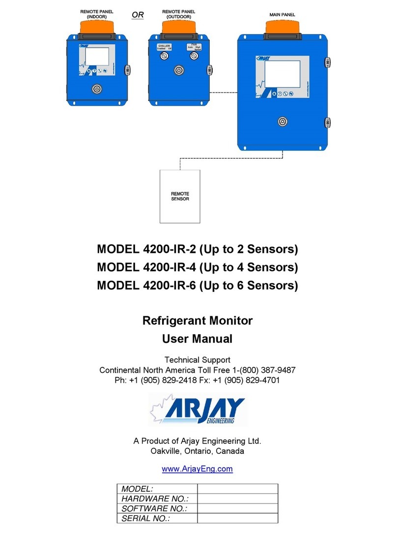 ARJAY ENGINEERING 4200-IR-4 User manual