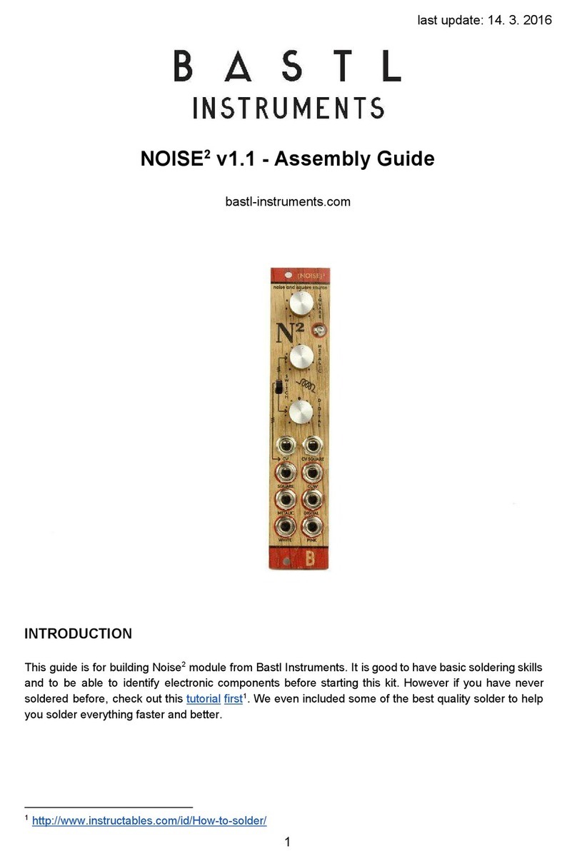 Bastl Instruments NOISE 2 Assembly guide