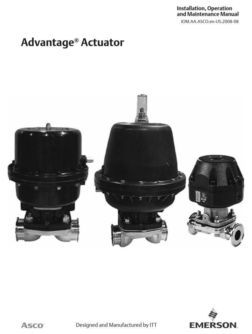 Emerson Asco Advantage Series User manual