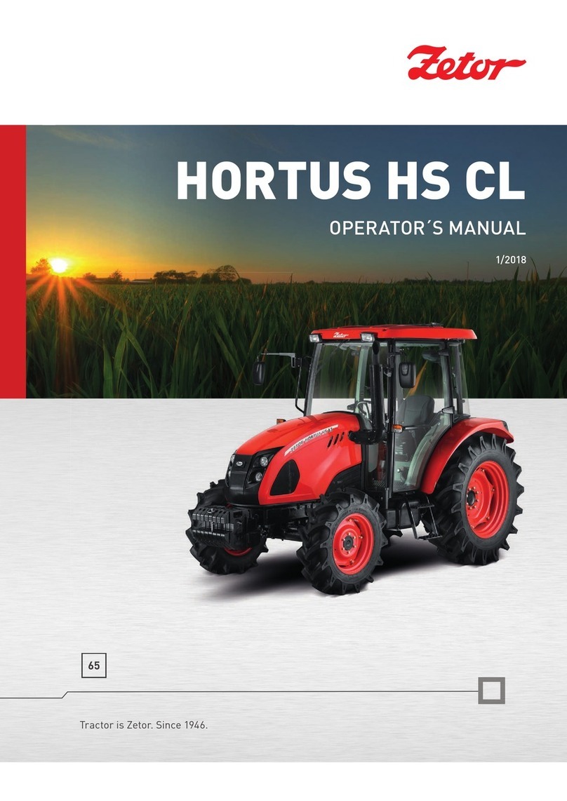 Zetor HORTUS HS CL User manual