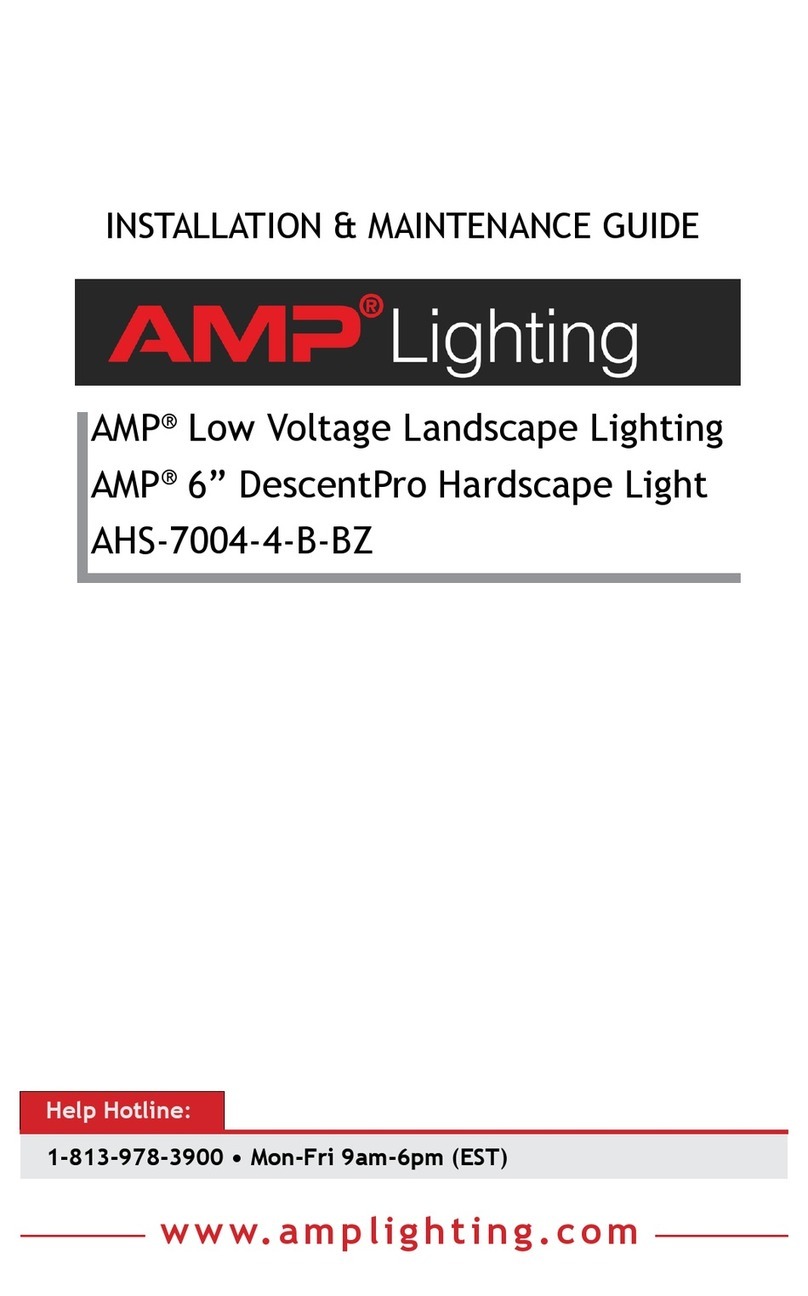 AMP Lighting AHS-7004-4-B-BZ Operating and safety instructions AMP Lighting AHS-7004-4-B-BZ Operating and safety instructions