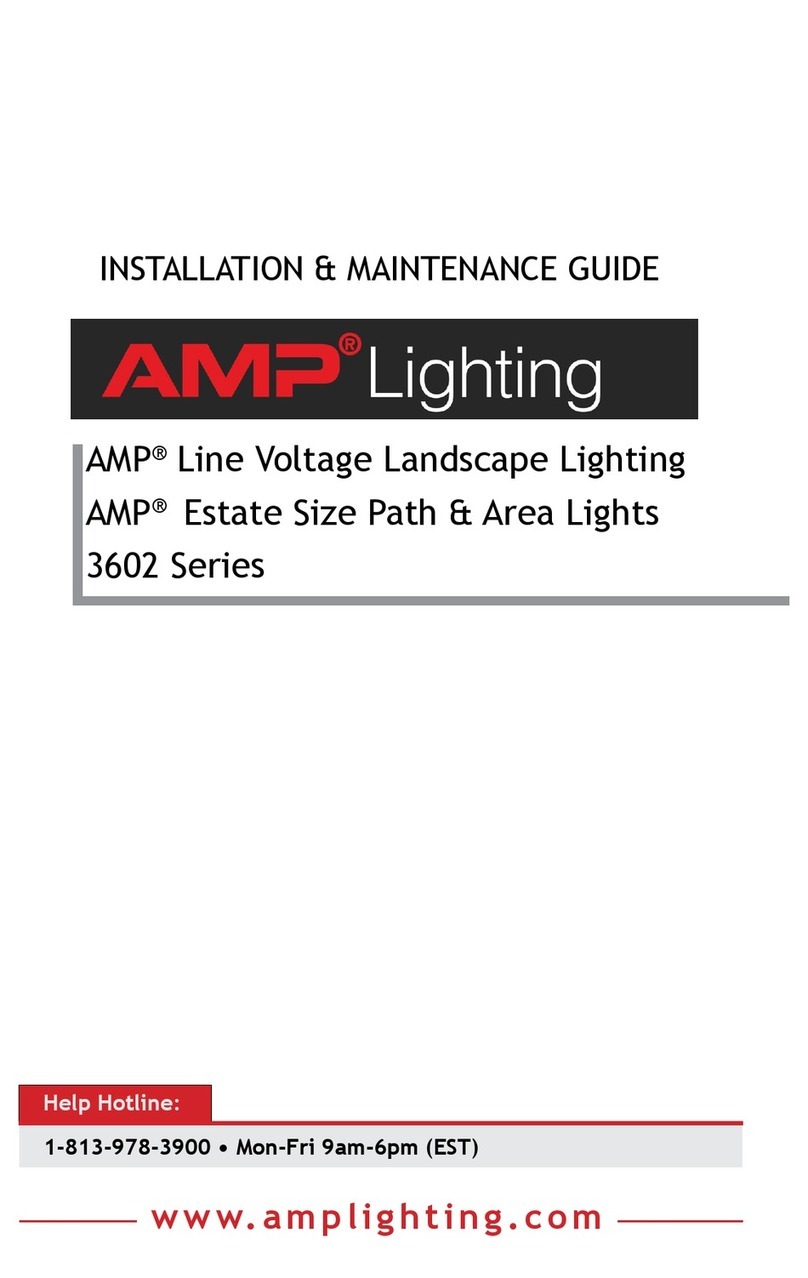 AMP Lighting 3602 Series Operating and safety instructions
