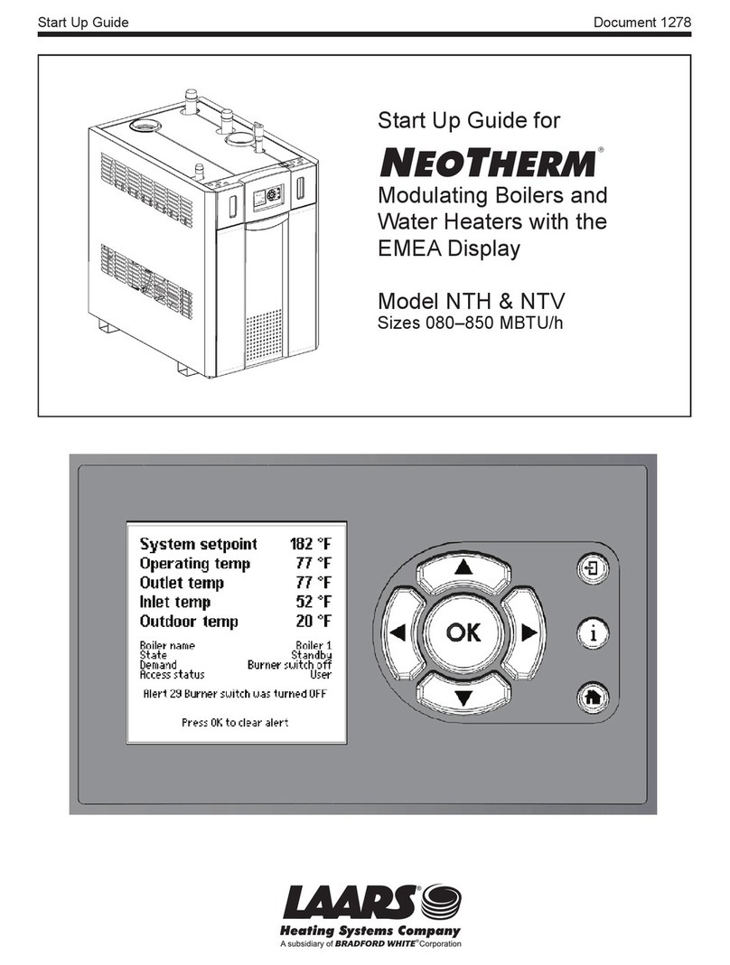 Laars NEOTHERM NTH Series Startup guide Laars NEOTHERM NTH Series Startup guide