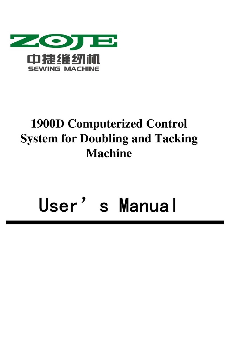 ZOJE 1900D user manual