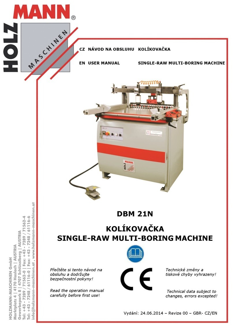 Holzmann DBM 21N User manual