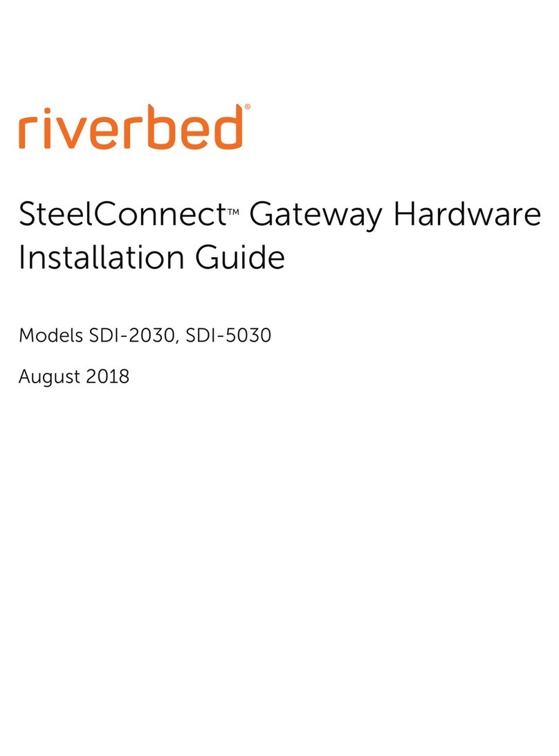 Riverbed SteelConnect SDI-2030 Hardware installation guide Riverbed SteelConnect SDI-2030 Hardware installation guide
