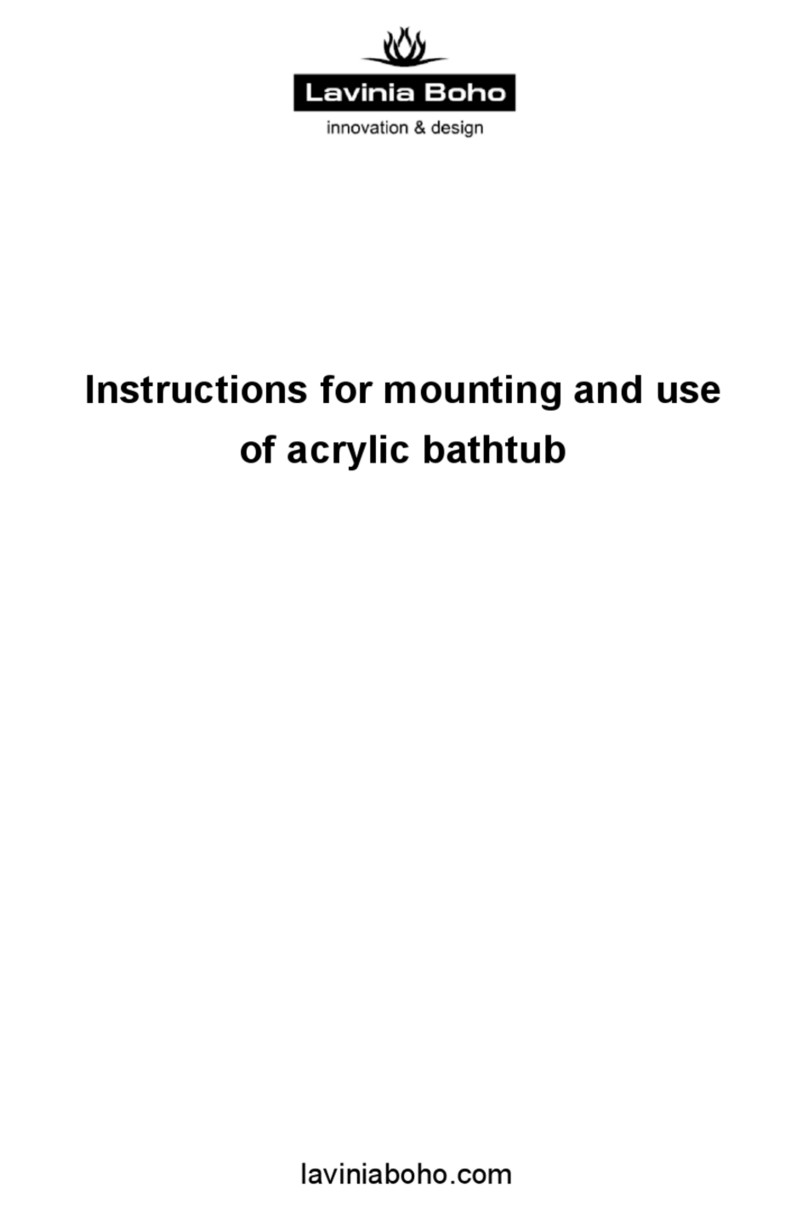 Lavinia Boho Bristol Instructions for mounting and use
