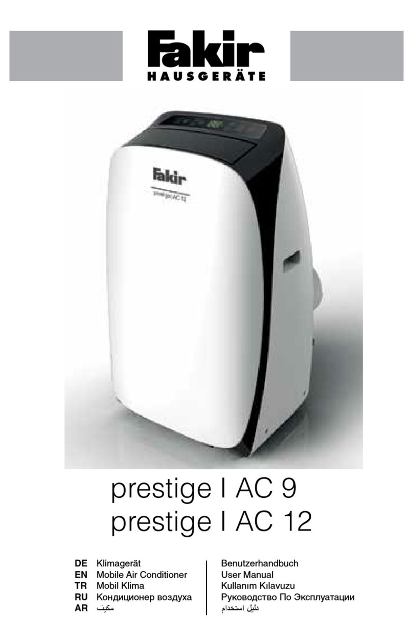 Fakir prestige AC 9 user manual