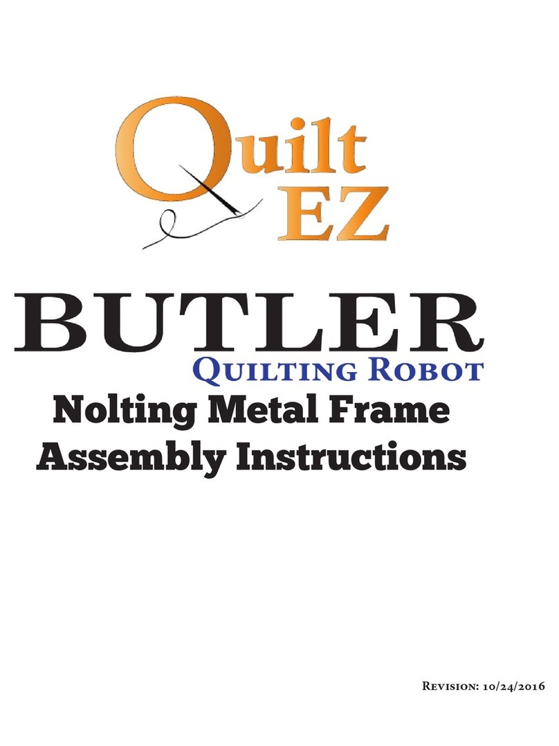 Quilt EZ BUTLER Assembly instructions