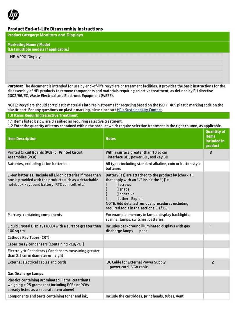 HP v220 Installation instructions
