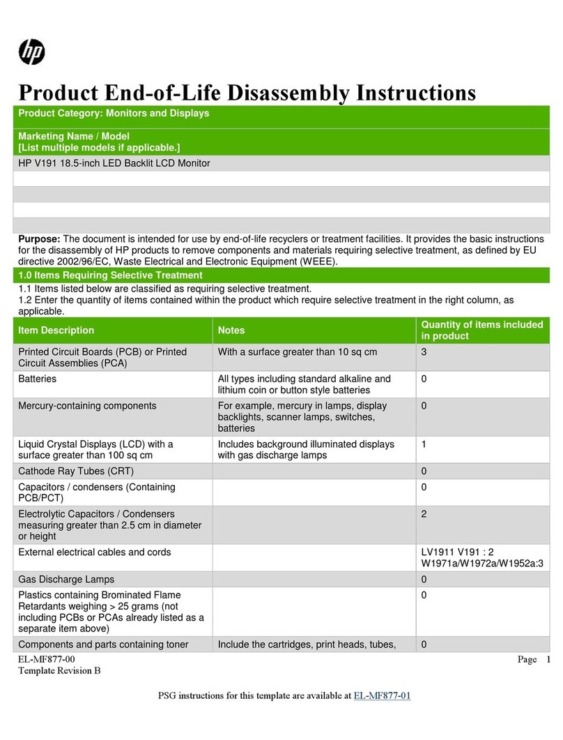 HP V191 Installation instructions