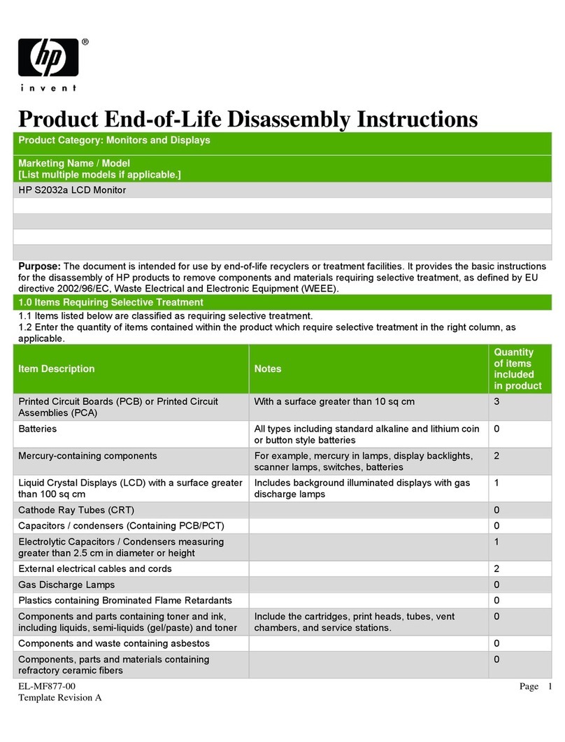 HP S2032a Installation instructions