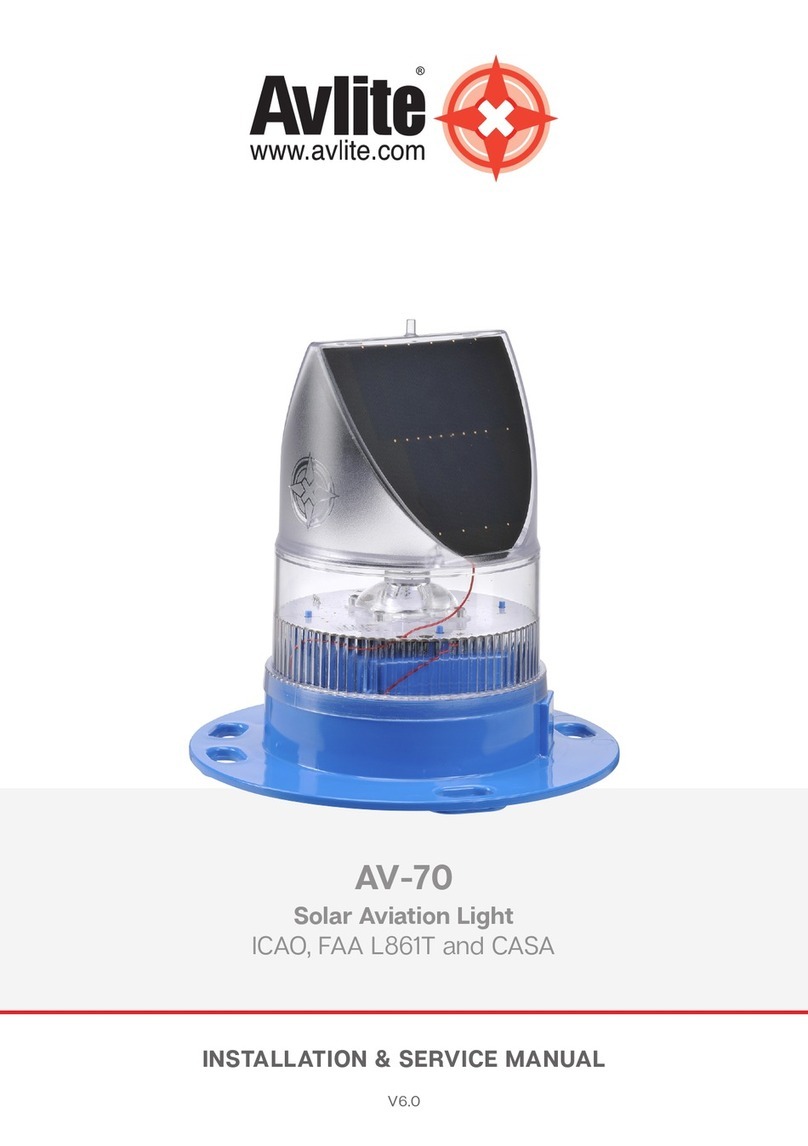 Avlite AV-70 Installation & service manual
