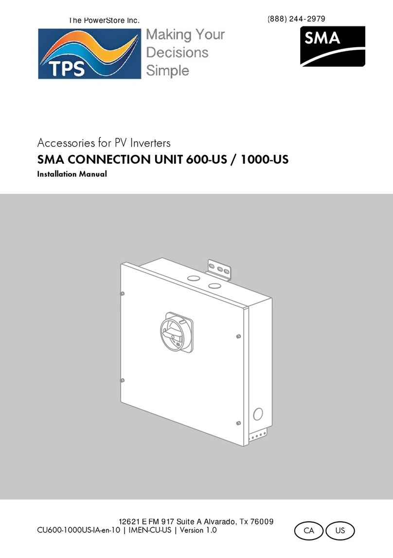 SMA 600-US User manual