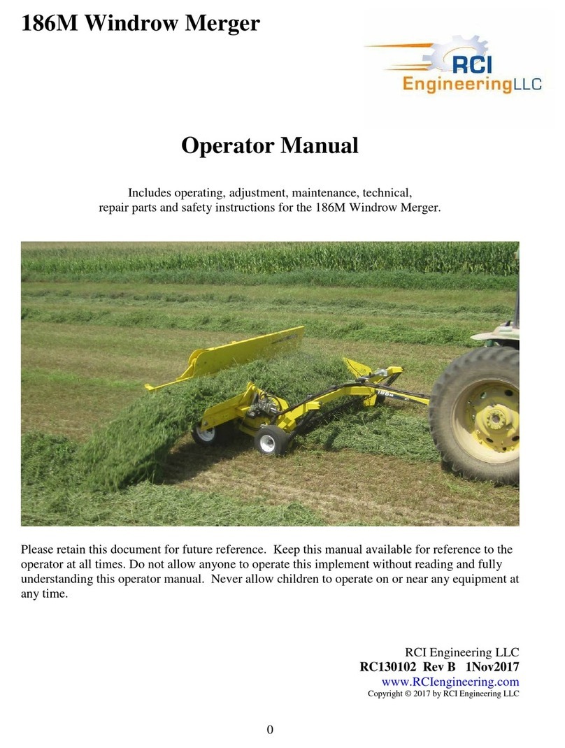 RCI 186M Operator's manual