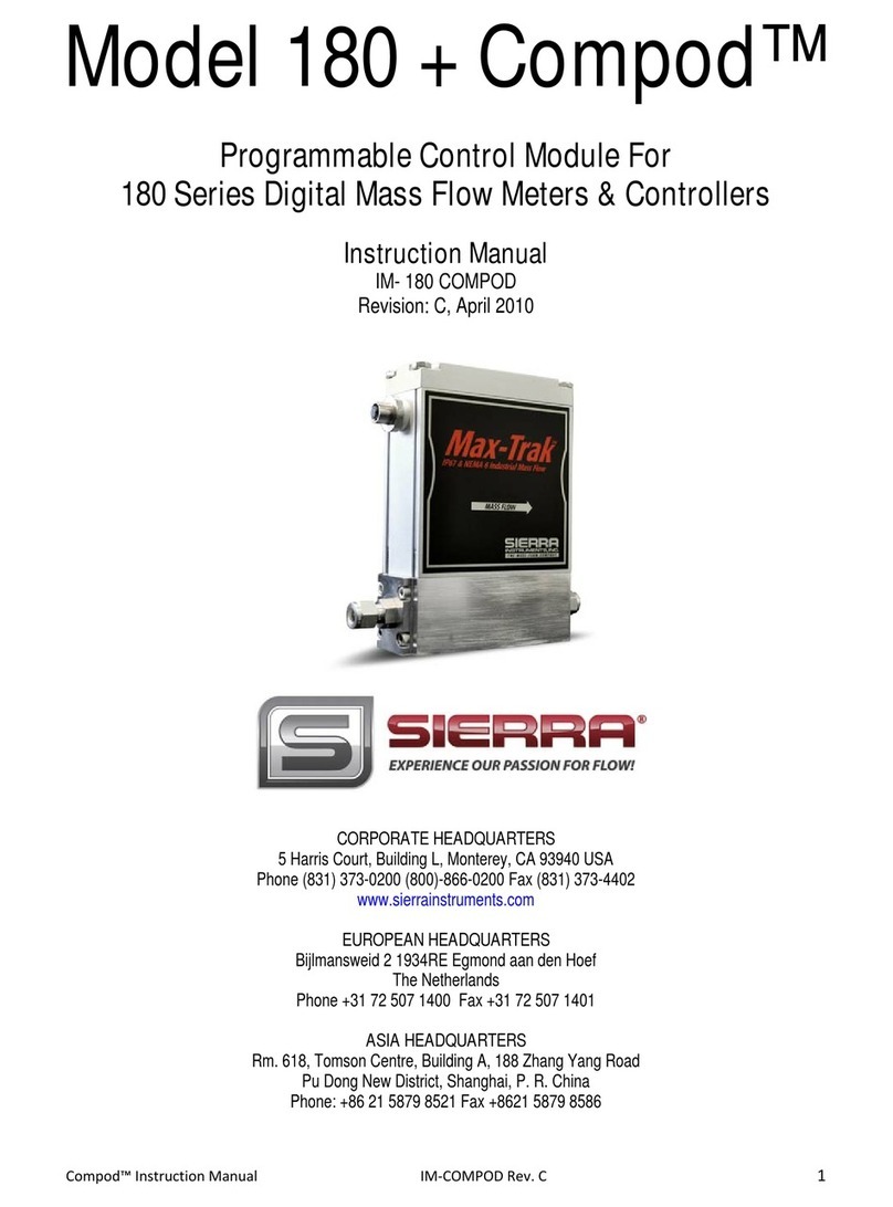 Sierra Max-Trak 180+ Compod Series instruction manual