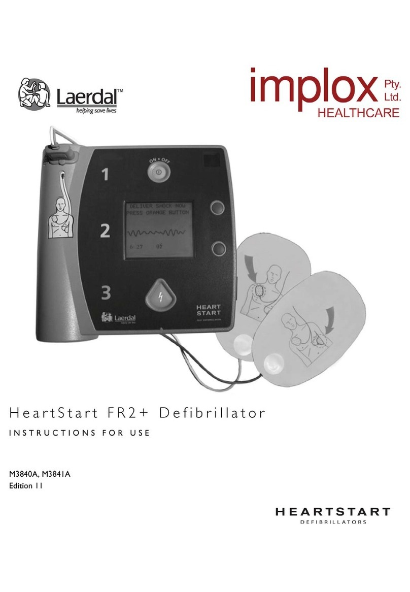 IMPLOX Laerdal HeartStart FR2+ Series Instructions for use
