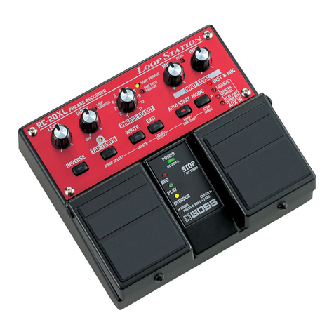 Roland Boss RC-20XL Operating and maintenance manual Roland Boss RC-20XL Operating and maintenance manual