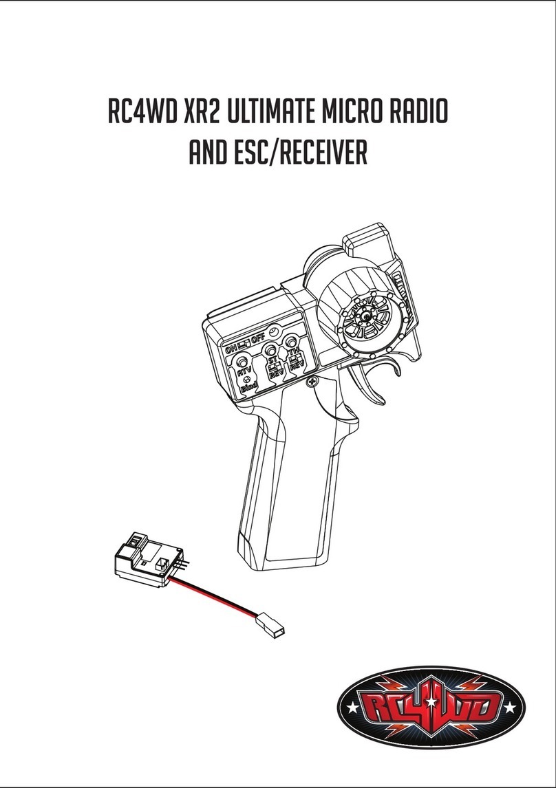 RC4WD ESC/Receiver manual