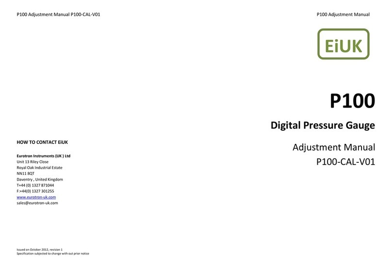 EIUK P100 Adjustment manual