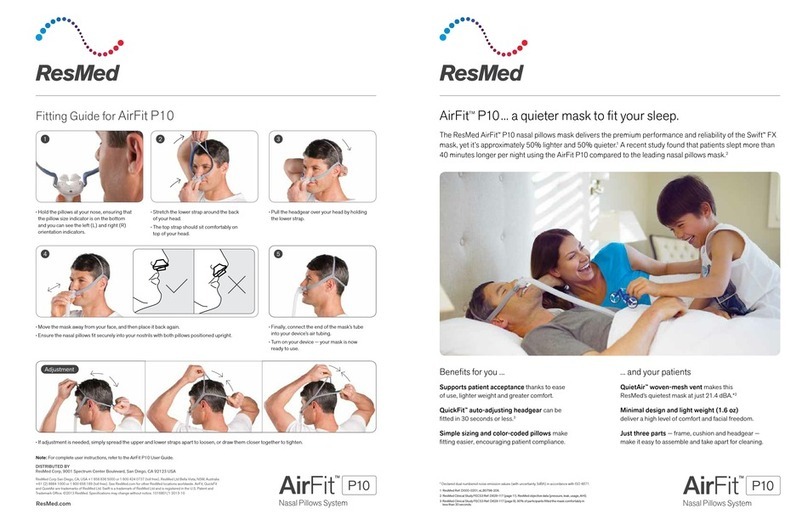 ResMed AirFit P10 User manual