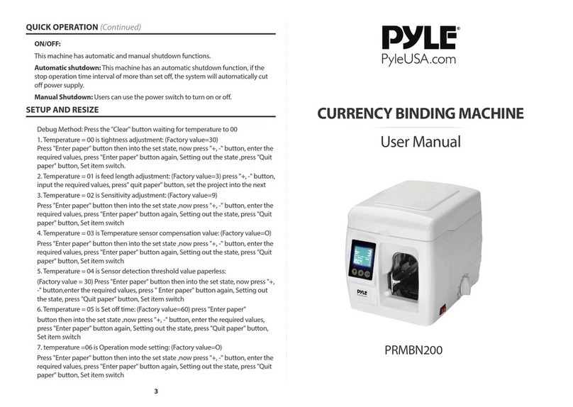 Pyle PRMBN200 user manual