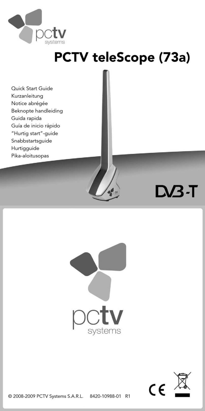 PCTV Systems teleScope (73a) quick start guide