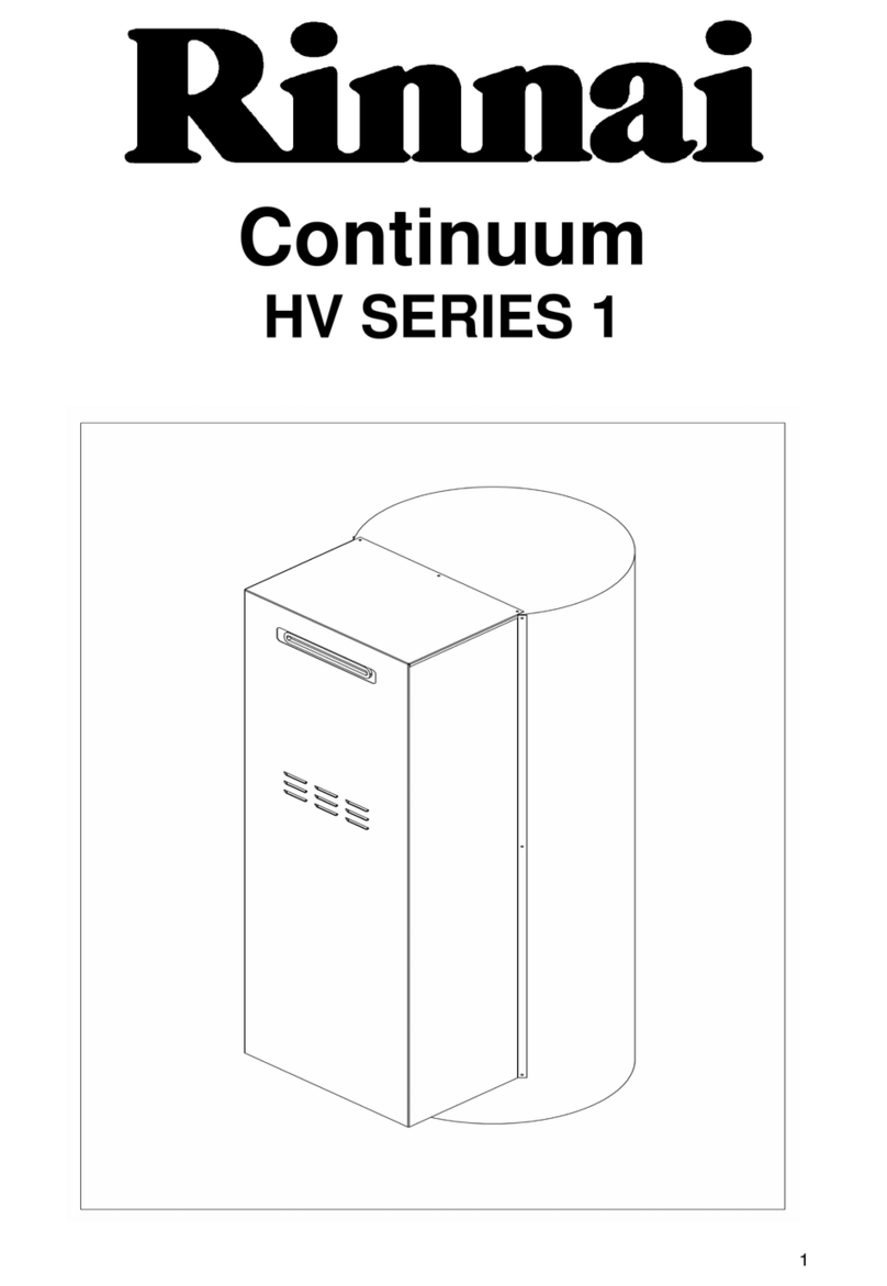 Rinnai Continuum HV Series 1 installation instructions Rinnai Continuum HV Series 1 installation instructions